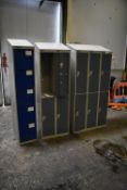 Personnel Lockers, as set out (no keys) (Offered for sale on behalf of Jas Bowmans & Sons Ltd,