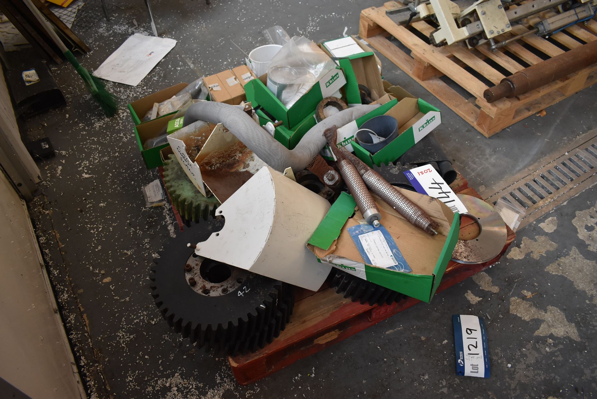 Assorted Equipment, on pallet including Buhler spares and Buhler B Mill roller gears (Offered for - Image 2 of 3