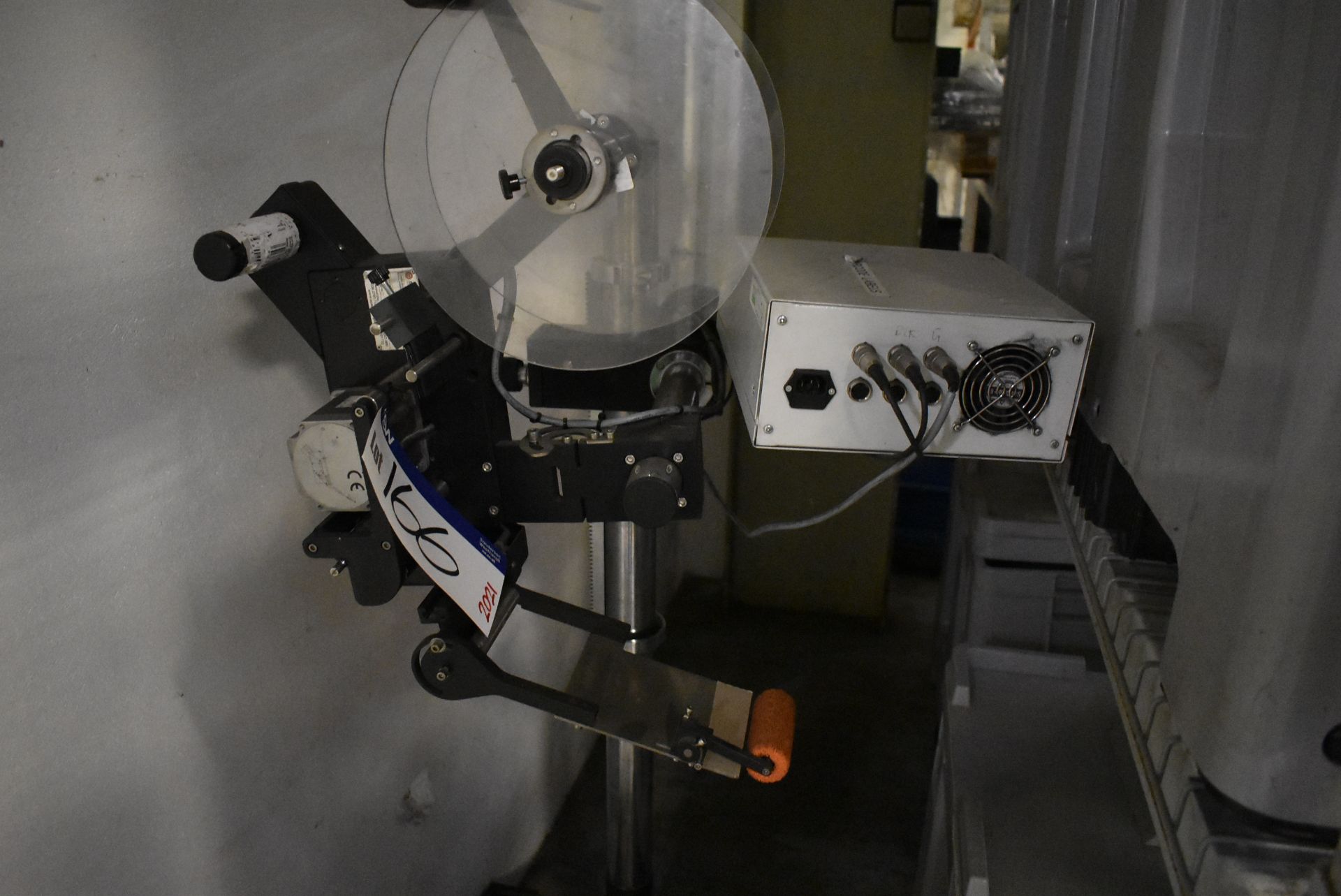 Epackaging Label Applicator, serial no. 6185, year of manufacture 2015, with stand (Lot located Near - Image 2 of 3