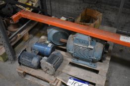 Electric Motors and Equipment, on pallet (Offered for sale on behalf of Jas Bowmans & Sons Ltd,