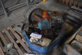Assorted Electric Motors and Gearboxes, on pallet (Offered for sale on behalf of Jas Bowmans &