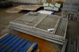 Steel Framed Wire Mesh Safety Fencing Panelling, as set out (Offered for sale on behalf of Jas