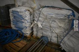 Approx. 250 Tote Bags, on two pallets, each SWL 1000kg, size 1010 x 1010 x 1390, single trip, marked