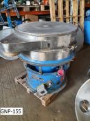 Vibrowest 36in Single Deck Sieve, with stainless steel contact parts, loading free of charge -