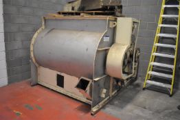 STAINLESS STEEL TWIN SHAFT PADDLE MIXER, (Tatham Forberg type), with stainless steel twin rotor