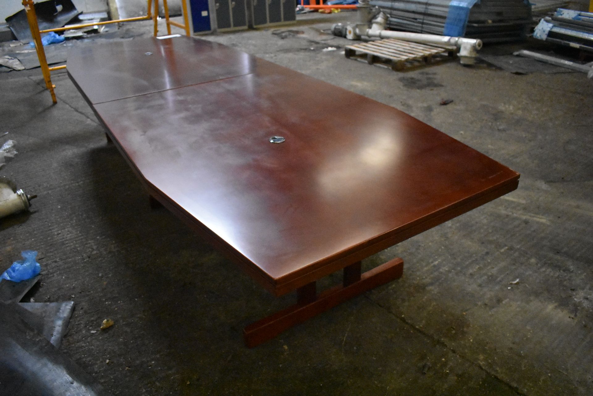 Boardroom Table, approx. 3.66m x 1.25m wide (Offered for sale on behalf of Jas Bowmans & Sons Ltd, - Image 2 of 2