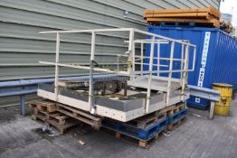 Steel Platform (for multihead weigher and form, fill and seal machine), approx. 2.8m x 2.3m (no