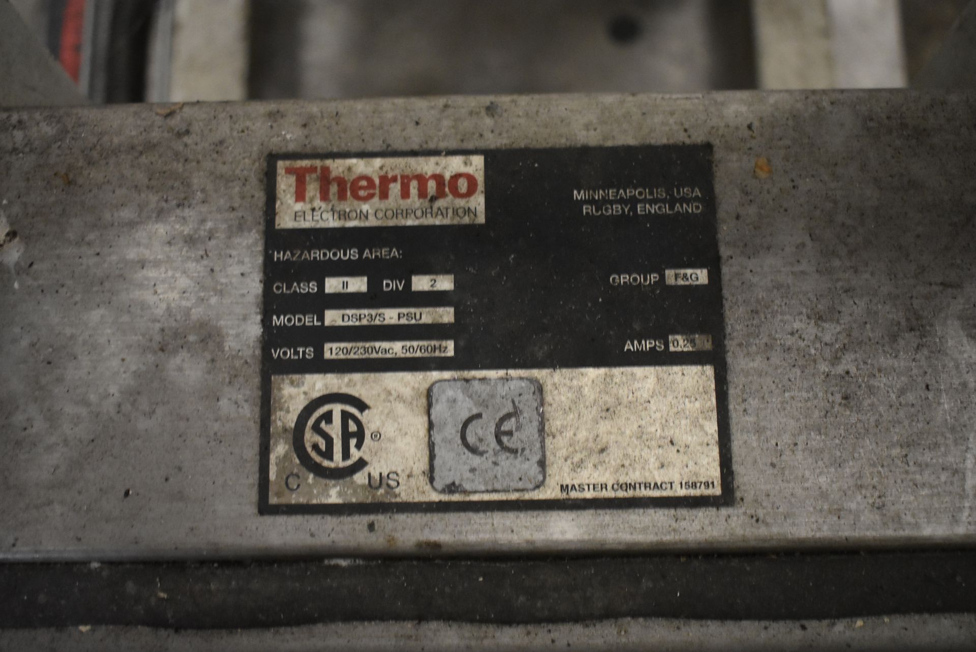 Thermo Electron Corp Goring Kerr DSP3 STAINLESS STEEL GRAVITY METAL DETECTOR, 100mm dia. aperture ( - Image 3 of 3
