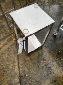 Stainless Steel Stand, approx. 0.78m high x 0.42m