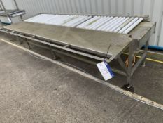 Drives Roller Conveyor, with sorting area, approx.