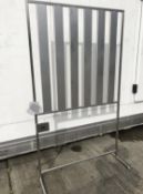 Three Stainless Steel Screens, approx. 1.2m long x