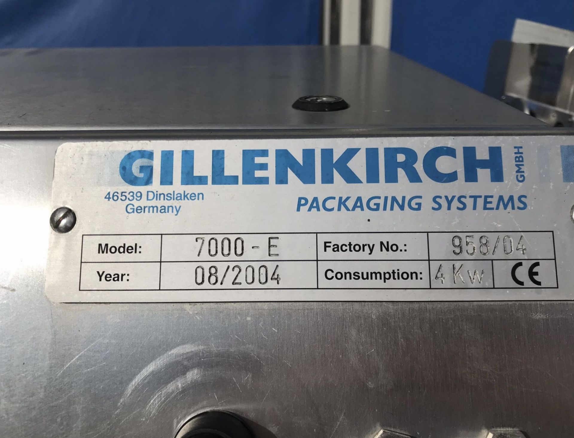 Gillenkirch 7000E Bagging Machine, approx. 4m x 1. - Image 8 of 8