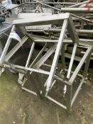 Three Tray Stands, approx. one x 60cm x 40cm x 60c