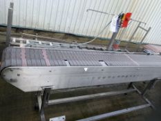 Packaging Conveyor, with stainless steel frame, pl