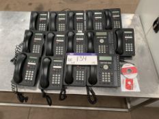 14 Avaya Office Phones, lift out charge - £10 Please read the following important notes:- Please