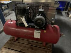 Air Force AF21/200 Air Compressor, approx. 1m high x 0.9m long x 0.4m wide, lift out charge - £20