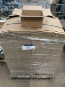 Approx. 800 Cardboard Boxes, each box approx. 170mm high x 300mm long x 210mm wide, as set out on