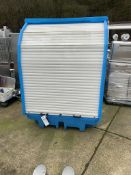 Plastic Bunded Container, with roller door, approx
