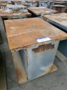 Steel Workshop Stool, approx. 1.25m x 1m x 950mm