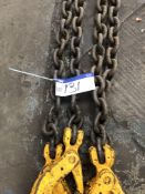 Yoke 31.5 tonne capacity 4 Leg Lifting Chain, 6.0m