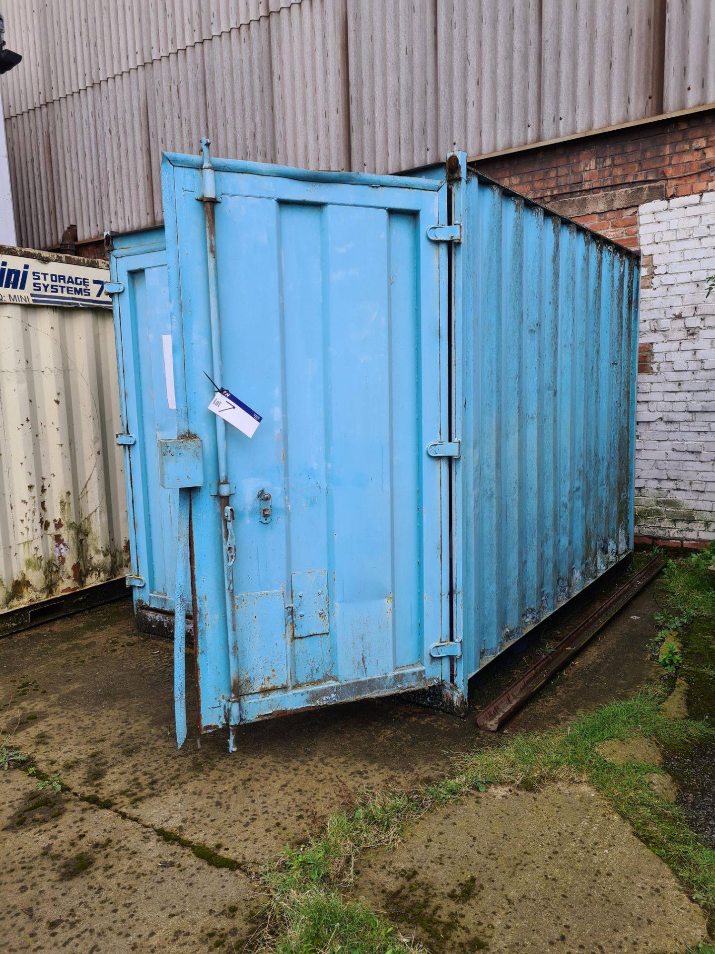 Flammables Stores Container, approx. 3.15m x 2.5m