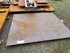 Steel Plate, approx. 2m x 2.4m x 10mm