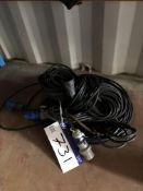 Five 240V Extension Cables