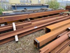 Quantity of Steel, including angle, RSJs, box plat