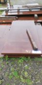 Steel Plate, approx. 2m x 1m x 50mm