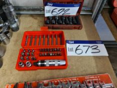 Kennedy ½in. sq. Impact Driver Bit Set