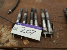 Six Pneumatic Needle Scalers