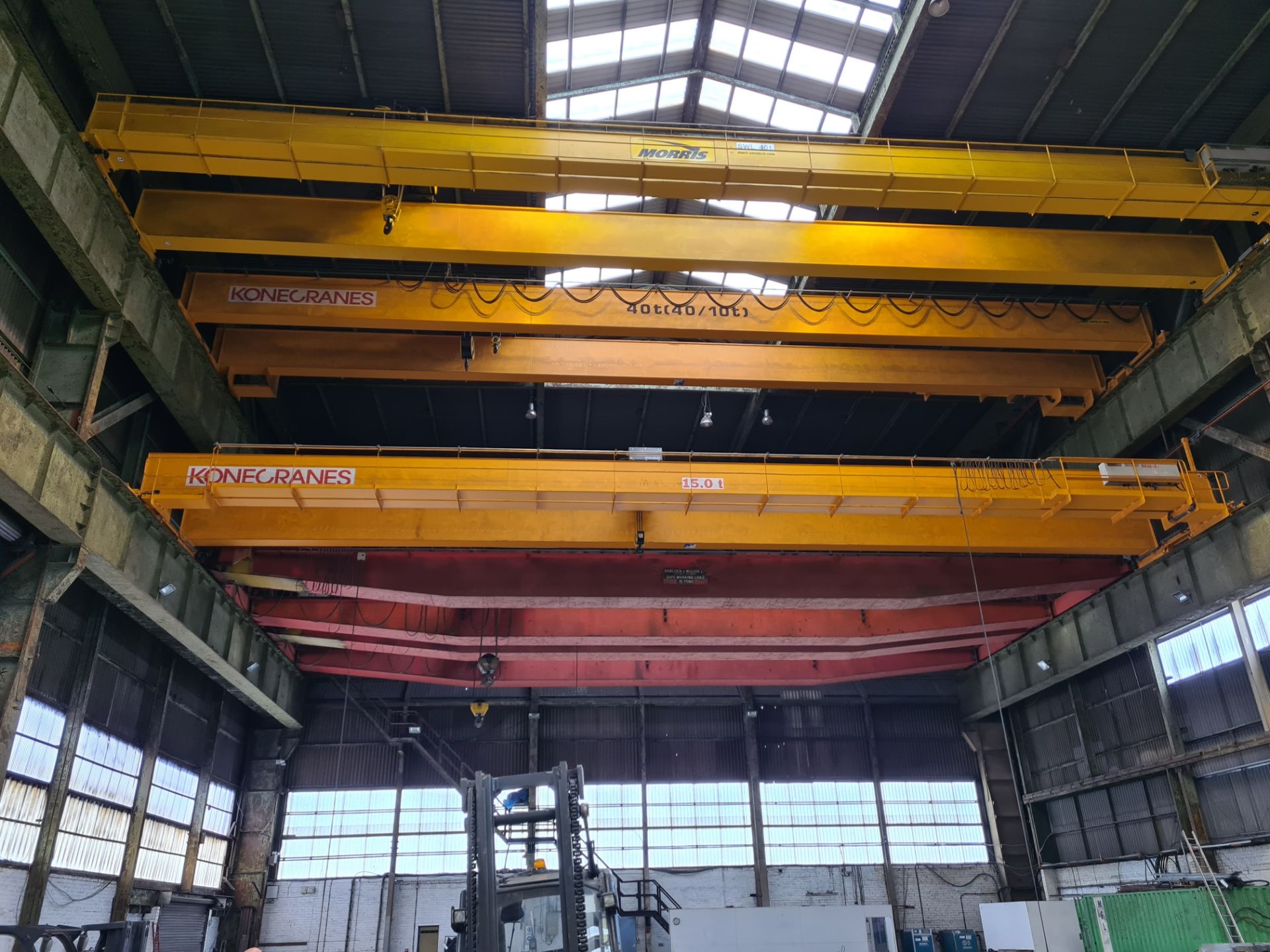 Morris 40 Tonne Overhead Electric Travelling Crane