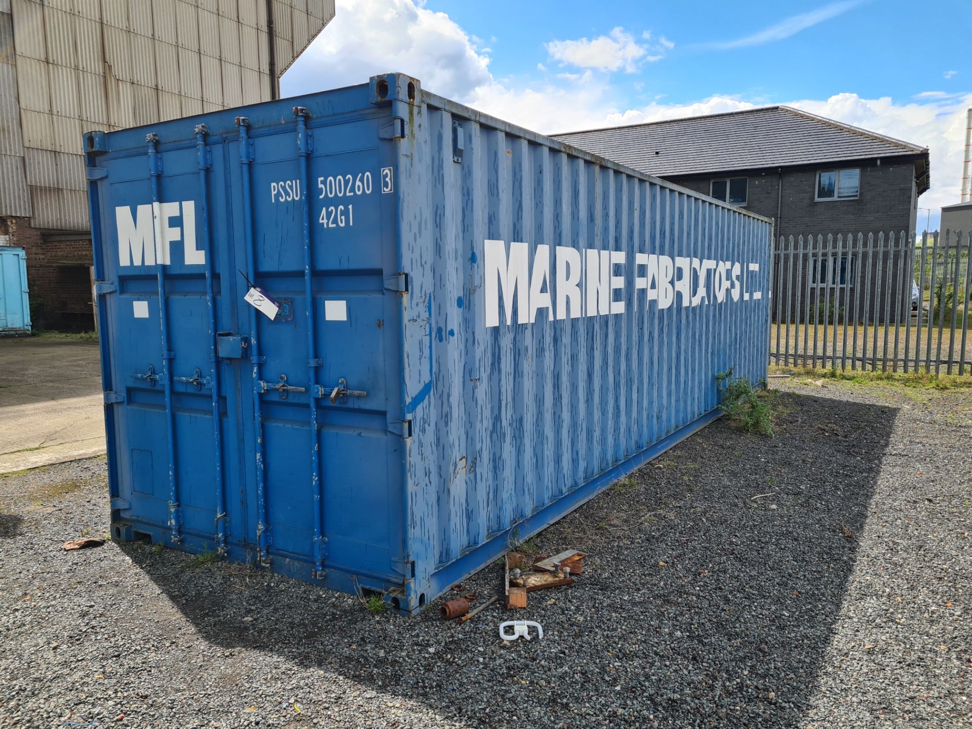 40ft Steel Shipping Container (contents excluded)