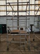 Youngman Alloy Scaffold Tower, approx. 3.3m high x