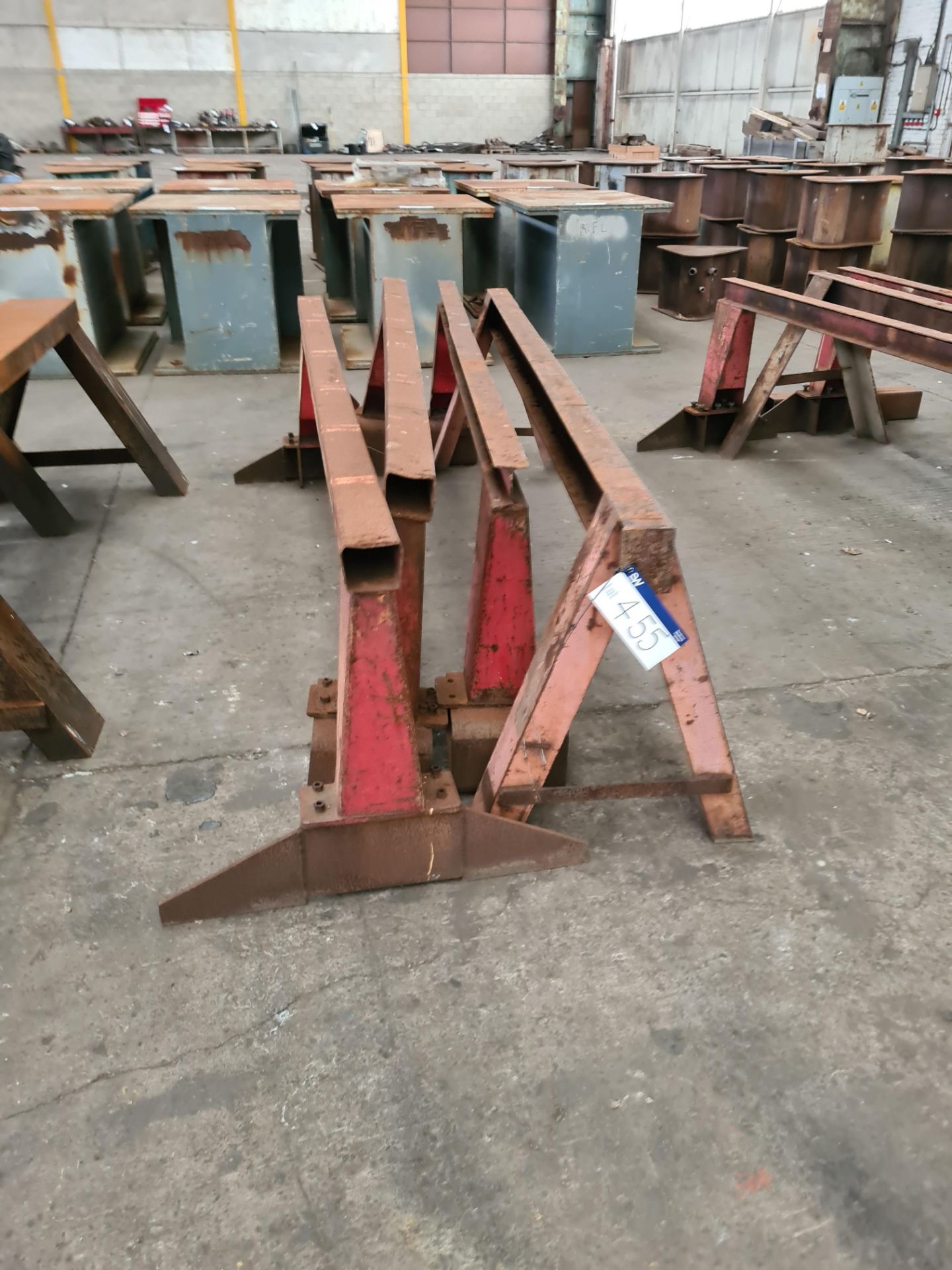Assorted Steel Trestles, up to approx. 2.9m wide