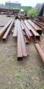 Quantity of Steel, including angle, RSJs, box plat