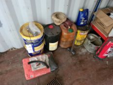 Quantity of Assorted Oil, Cleaning Products & Rock