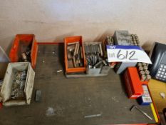Quantity of Letter & Number Punches, as set out on