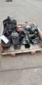 Quantity of Welding Masks and Face Shields as set