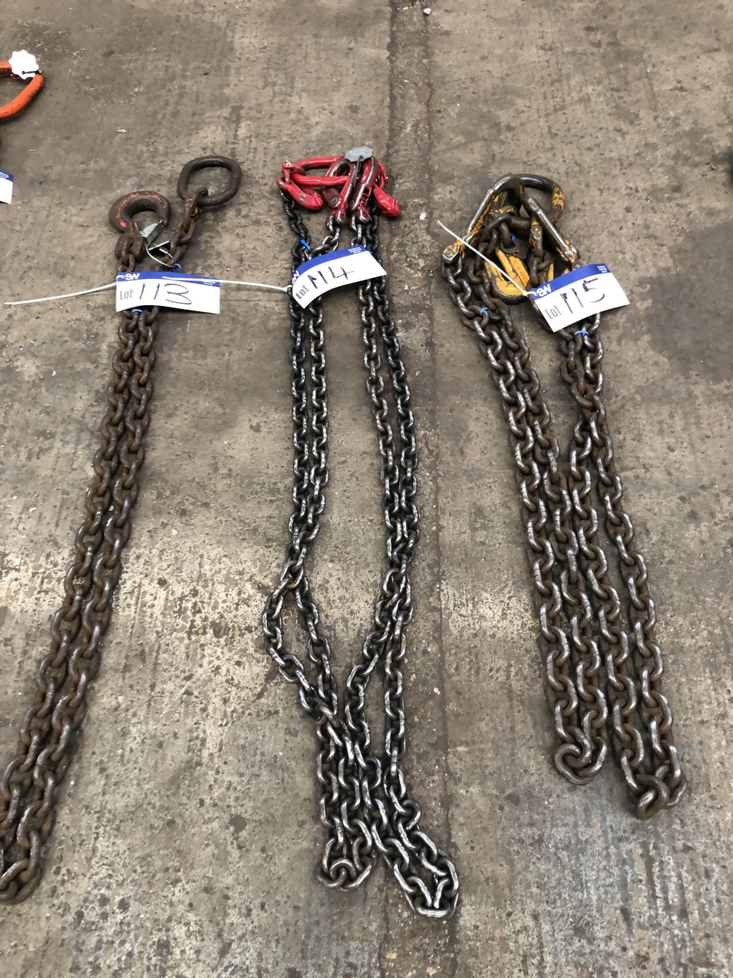 Duke 4.25 tonne 2 Leg Lifting Chain, 3.0m, serial - Image 2 of 2