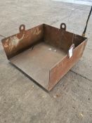 Open Front Steel Lifting Container, approx. 1.25m