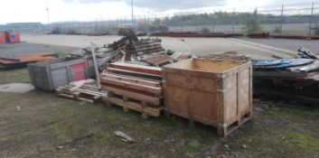 Quantity of Timber, including pallets, crates and