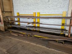 Two Cantilever Framed Racks, each approx. 2m x 1m