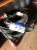 Eight 415V Extension Cables