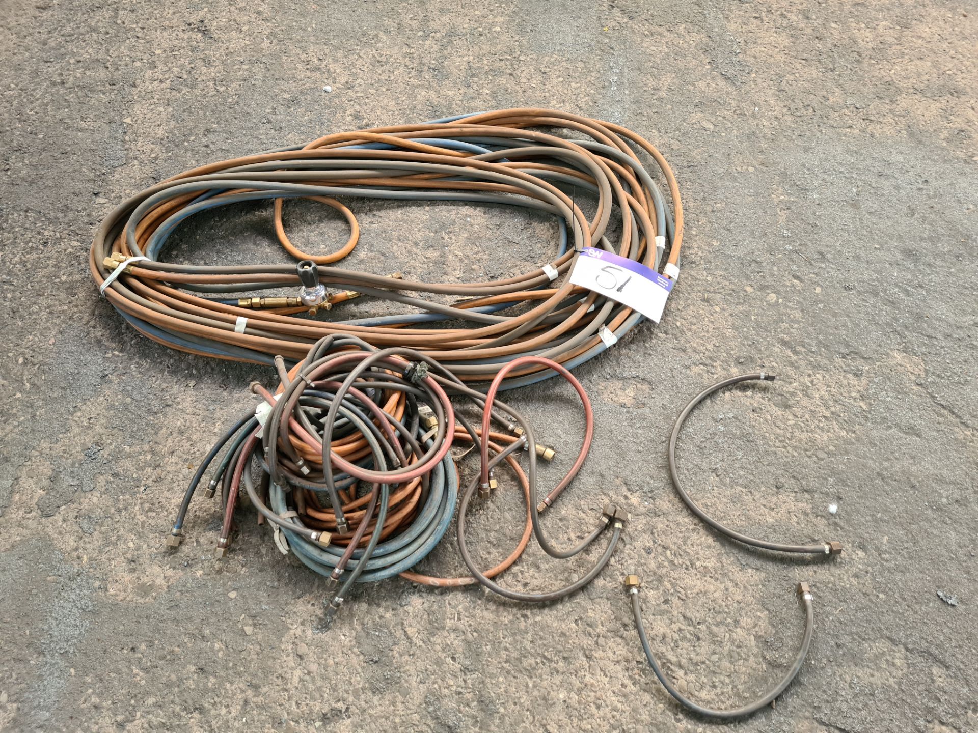 Oxy-Acetylene Cutting Hose, as set out in two reel