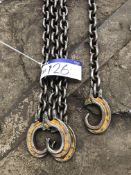 Yoke 11.2 tonne capacity 4 Leg Lifting Chain, 6.0m