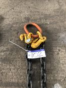 Yoke 17 tonne capacity 2 Leg Lifting chain 5.5m, s