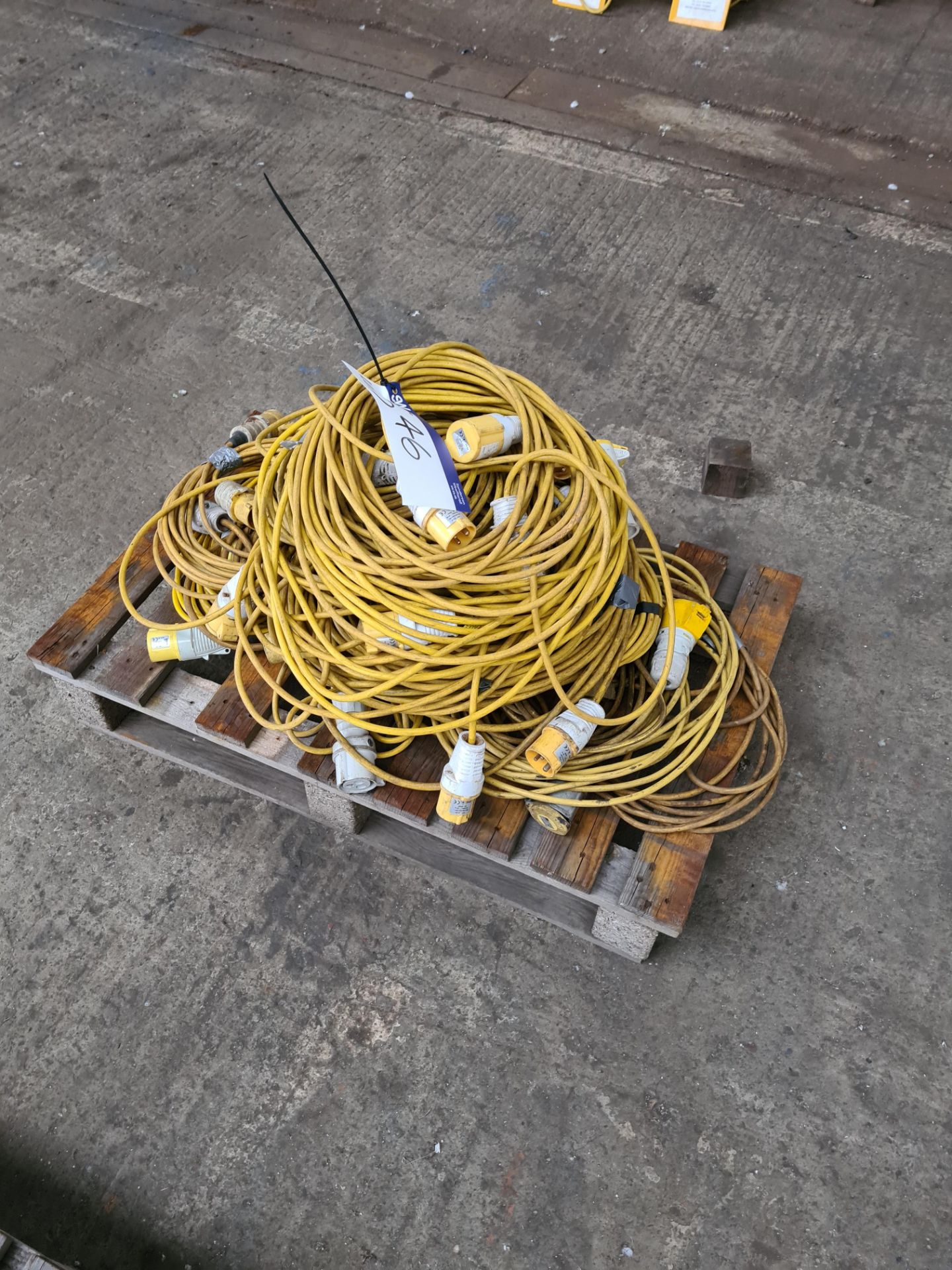 20 Reels of 110V Extension Cables, as set out on p