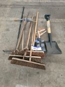 Quantity of Maintenance Tools, including brooms, r