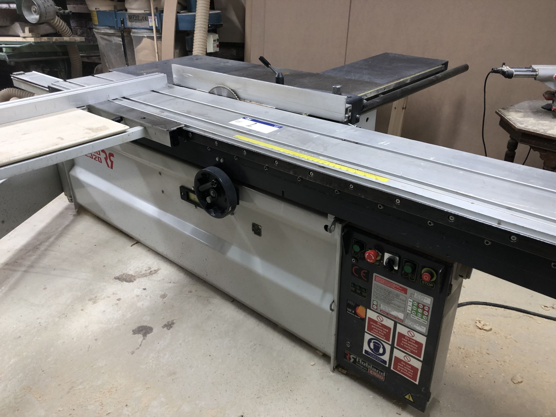 Robland Z320 Panel Saw c/w Sliding Table Extension, serial no. 20004578, year of manufacture 2000 - Image 2 of 3